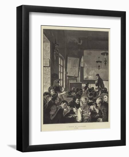 A Lesson in Geography-null-Framed Premium Giclee Print