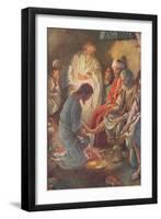 A Lesson in Humility-Harold Copping-Framed Giclee Print