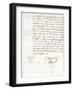 A Letter by Oliver Cromwell to Cardinal Mazarin, 4 December 1657-Oliver Cromwell-Framed Giclee Print