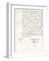 A Letter by Oliver Cromwell to Cardinal Mazarin, 4 December 1657-Oliver Cromwell-Framed Giclee Print