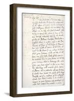 A Letter by Oliver Cromwell to Cardinal Mazarin, 4 December 1657-Oliver Cromwell-Framed Giclee Print