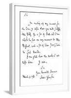 A Letter from Dr Johnson, on His Finishing the Lives of the Poets, C1780-James Boswell-Framed Giclee Print