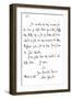 A Letter from Dr Johnson, on His Finishing the Lives of the Poets, C1780-James Boswell-Framed Giclee Print