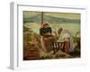 A Letter from Her Husband, 1895-Angel Andrade Blazguez-Framed Giclee Print