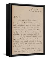 A letter from John Flaxman, 24 December 1819 (1904)-John Flaxman-Framed Stretched Canvas