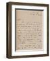 A letter from John Flaxman, 24 December 1819 (1904)-John Flaxman-Framed Giclee Print