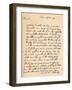 A letter from Paul Sandby, 1795 (1904)-Paul Sandby-Framed Giclee Print