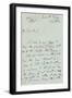 A letter from Sir Thomas Lawrence, 1819 (1904)-Thomas Lawrence-Framed Giclee Print