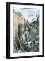 'A Letter from the German Trenches', 1916-Louis Raemaekers-Framed Giclee Print