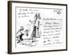 A Letter from Thomas Henry Huxley to Charles Darwin, with a Sketch of Darwin as a Bishop or Saint-Thomas Henry Huxley-Framed Giclee Print