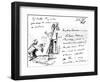 A Letter from Thomas Henry Huxley to Charles Darwin, with a Sketch of Darwin as a Bishop or Saint-Thomas Henry Huxley-Framed Giclee Print