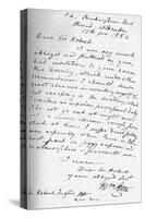 A letter from William Etty, 17 January 1844 (1904)-William Etty-Stretched Canvas