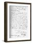 A letter from William Etty, 17 January 1844 (1904)-William Etty-Framed Giclee Print