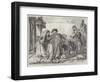 A Letter-Writer, Seville-John Phillip-Framed Giclee Print