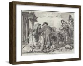 A Letter-Writer, Seville-John Phillip-Framed Giclee Print