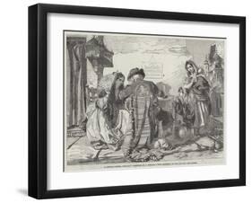 A Letter-Writer, Seville-John Phillip-Framed Giclee Print