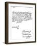 A Letter Written by John Dryden (1631-1270), English Poet, 1699-null-Framed Giclee Print