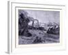 A Levee Breach at the Mississippi United States of America-null-Framed Giclee Print