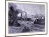 A Levee Breach at the Mississippi United States of America-null-Mounted Giclee Print