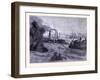 A Levee Breach at the Mississippi United States of America-null-Framed Giclee Print