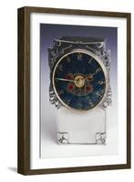 A Liberty & Co. Pewter and Enamel Clock (1864-1933)-Archibald Knox-Framed Giclee Print