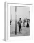 A Life Guard, Brighton Beach, N.Y.-null-Framed Photo