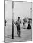 A Life Guard, Brighton Beach, N.Y.-null-Mounted Photo