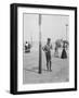 A Life Guard, Brighton Beach, N.Y.-null-Framed Giclee Print