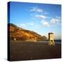 A Lifeguard's Lookout Box on the Deserted Beach at Souqia, South Crete-PaulCowan-Stretched Canvas