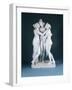 A Lifesize White Marble Group of the Three Graces, After Canova, 19th Century-null-Framed Giclee Print