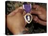 A Light Armored Vehicle Commander was Awarded the Purple Heart-Stocktrek Images-Stretched Canvas