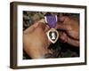 A Light Armored Vehicle Commander was Awarded the Purple Heart-Stocktrek Images-Framed Photographic Print