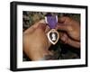 A Light Armored Vehicle Commander was Awarded the Purple Heart-Stocktrek Images-Framed Photographic Print