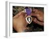 A Light Armored Vehicle Commander was Awarded the Purple Heart-Stocktrek Images-Framed Photographic Print