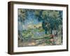 A Light Breeze, Biot, Provence, (Oil on Canvas)-Wilfred Gabriel de Glehn-Framed Giclee Print