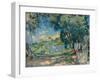 A Light Breeze, Biot, Provence, (Oil on Canvas)-Wilfred Gabriel de Glehn-Framed Giclee Print