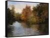 A Light on the Lake-Mary Weber-Framed Stretched Canvas