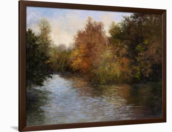 A Light on the Lake-Mary Weber-Framed Art Print