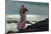 A Light on the Sea, 1897-Winslow Homer-Mounted Giclee Print