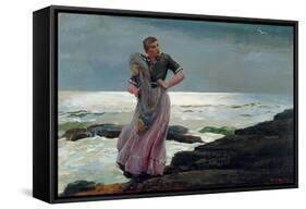 A Light on the Sea, 1897-Winslow Homer-Framed Stretched Canvas