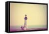 A Lighthouse in the Fog-graphicphoto-Framed Stretched Canvas