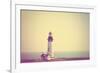 A Lighthouse in the Fog-graphicphoto-Framed Photographic Print