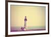 A Lighthouse in the Fog-graphicphoto-Framed Photographic Print