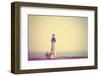 A Lighthouse in the Fog-graphicphoto-Framed Photographic Print