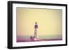 A Lighthouse in the Fog-graphicphoto-Framed Photographic Print