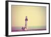 A Lighthouse in the Fog-graphicphoto-Framed Photographic Print