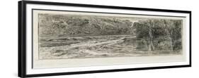A Likely Place for a Salmon, 1889-Sir Francis Seymour Haden-Framed Giclee Print