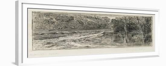 A Likely Place for a Salmon, 1889-Sir Francis Seymour Haden-Framed Giclee Print