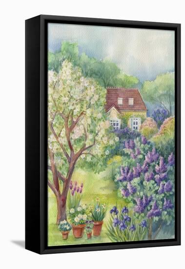 A Lilac Garden-ZPR Int’L-Framed Stretched Canvas
