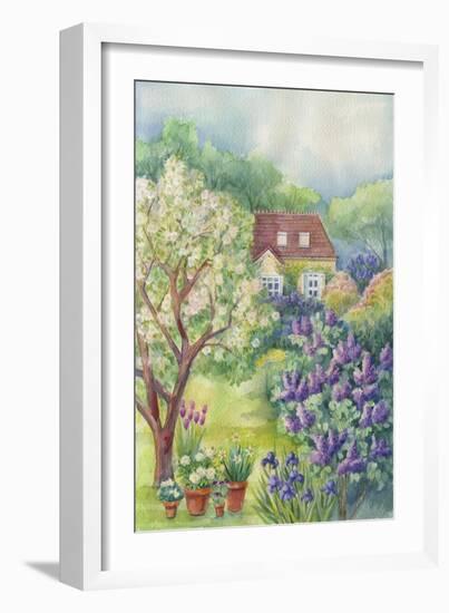 A Lilac Garden-ZPR Int’L-Framed Giclee Print